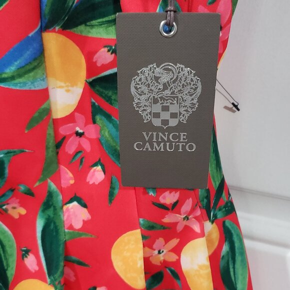 Petite Printed Cutout Halter Dress - Picture 2 of 5